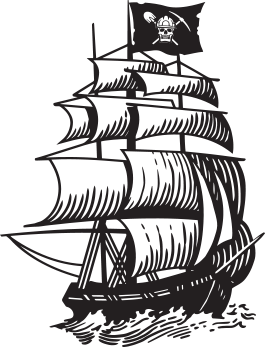 Pirate Staffing Ship Icon